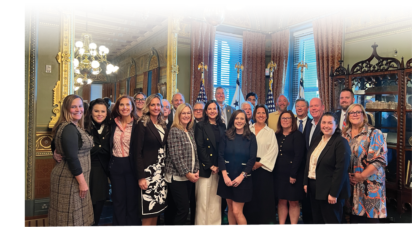 chamber delegates at white house